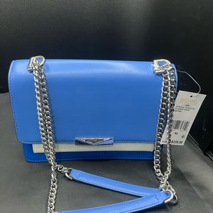 Michael Kors small blue/white handbag new with tags